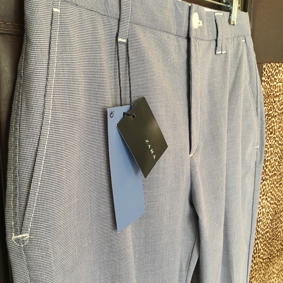 Zara Pants Nwt Man Straight Cut Summer Weight Sz31 Poshmark